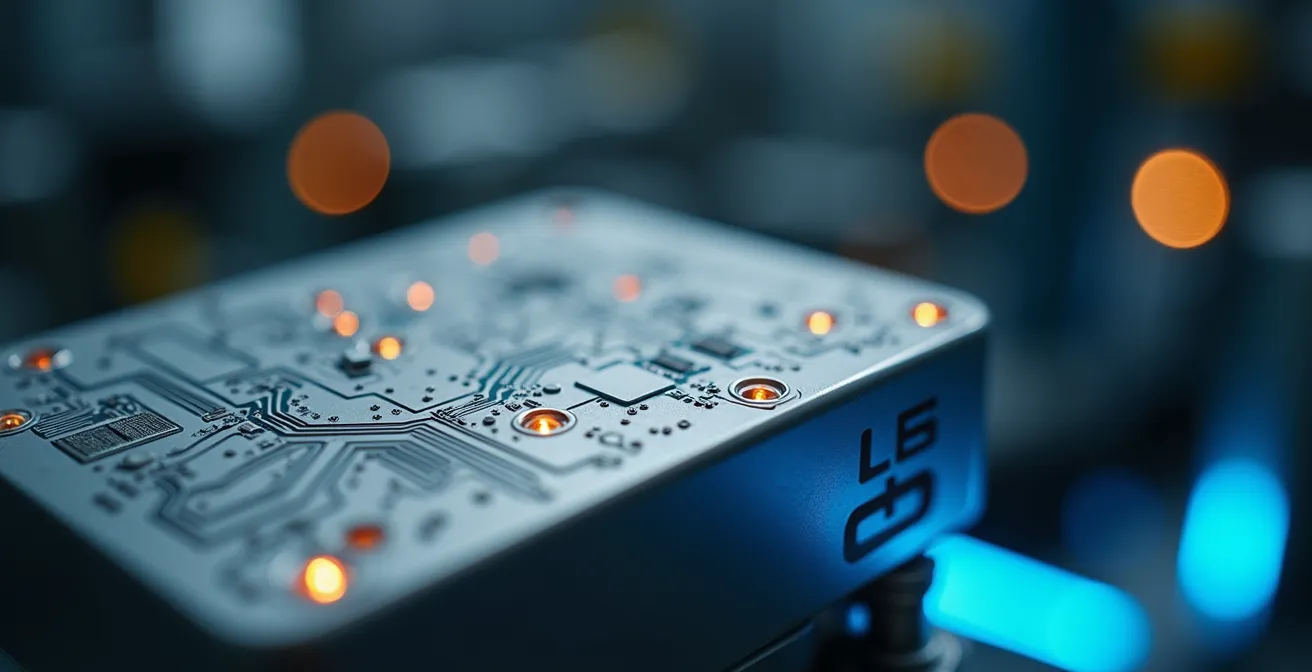 Predictive Maintenance Sensoren an deutscher Industriemaschine