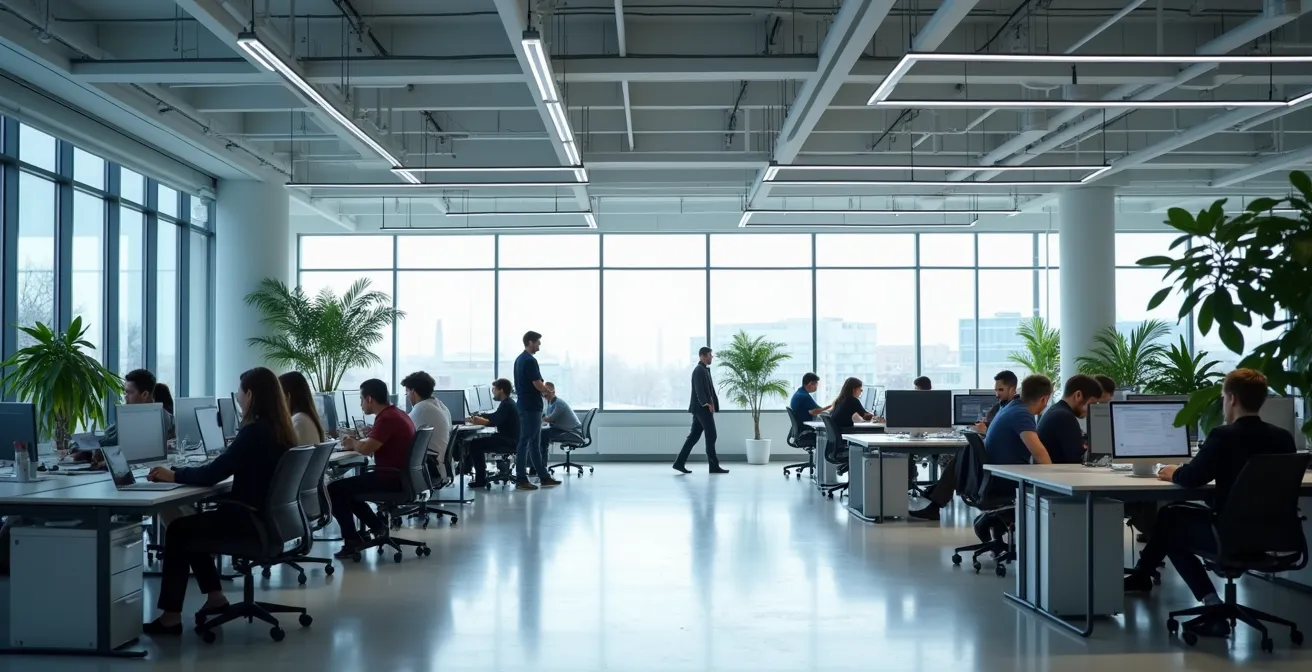 Visualisierung der Anpassung des Spotify-Modells in deutschen Konzernen